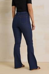 LTS Tall Indigo Blue Denim Flared Jeans | Long Tall Sally 4