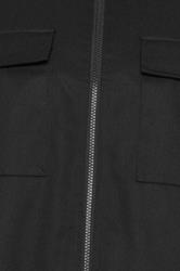 BadRhino Big & Tall Khaki Green Military Zip Through Overshirt | BadRhino 8