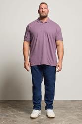 BadRhino Big & Tall Plum Purple Polo Shirt | BadRhino 2