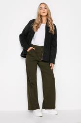 LTS Tall Black Teddy Fleece Jacket | Long Tall Sally 2