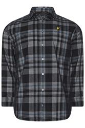 LYLE & SCOTT Big & Tall Black & White Check Shirt