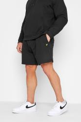 LYLE & SCOTT Black Jogger Shorts | BadRhino 1