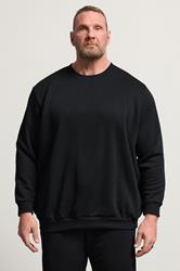 JACK & JONES Big & Tall Black Sweatshirt | BadRhino 3