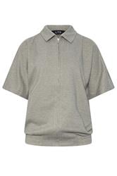 LTS PREMIUM Tall Women's Brown Brushed Short Sleeve Jacket | Long Tall Sally 1