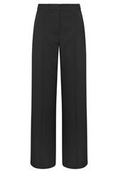 LTS Tall Black Seam Front Wide Leg Trousers