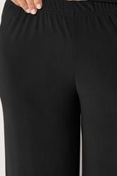 LTS Tall Women's Set Black Oversized T-Shirt & Wide Leg Trousers | Long Tall Sally 4