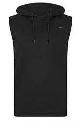 BadRhino Big & Tall Black Sleeveless Hoodie | BadRhino 5