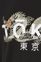 D555  Big & Tall Black Tokyo T-Shirt | BadRhino 3