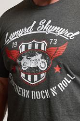 BadRhino Big & Tall Charcoal Grey 'Lynyrd Skynyrd' Graphic T-Shirt | BadRhino 4
