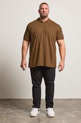 BadRhino Big & Tall Brown Core Polo Shirt | BadRhino 3