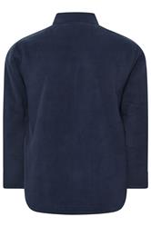 BadRhino Big & Tall Navy Blue Borg Fleece Jacket | BadRhino 2