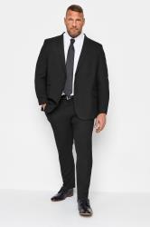 BadRhino Black Plain Suit Trousers | BadRhino 3