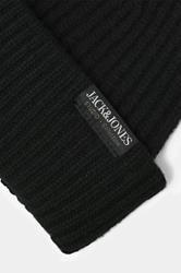 JACK & JONES Big & Tall Black Wool Beanie | BadRhino 2