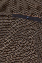 D555 Big & Tall Black Jacquard Polo Shirt | BadRhino 3