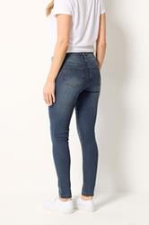 LTS Tall Women's 2 PACK Mid Blue & Black Skinny Jeans | Long Tall Sally 5