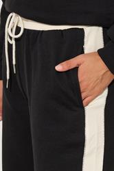 LTS Tall Black Contrast Stripe Jogger | Long Tall Sally 4