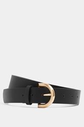 Black Faux Leather Belt | Yours Clothing 3