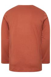 BadRhino Big & Tall Clay Orange Core Long Sleeve T-Shirt | BadRhino 2
