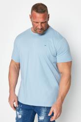 BadRhino Big & Tall Chambray Blue Core T-Shirt | BadRhino 2