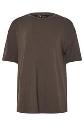 LTS Tall Chocolate Brown Premium T-Shirt | Long Tall Sally 1