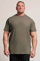 BadRhino Big & Tall Khaki Green Core T-Shirt | BadRhino 1