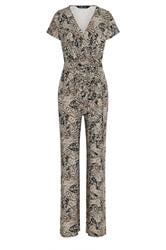 LTS Tall Black Paisley Wrap Jumpsuit