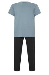 BadRhino Big & Tall Petrol Blue Lounge Trouser & T-Shirt Set
