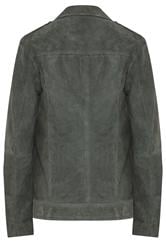 LTS PREMIUM Tall Women's Grey Suede Biker Jacket | Long Tall Sally 2