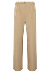 LTS Tall Women's Natural Brown Buckle Wide Leg Trousers | Long Tall Sally 5