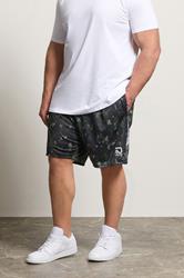 D555 Big & Tall Black Camo Shorts | BadRhino 3