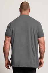 BadRhino Big & Tall Charcoal Grey Extra Long Core T-Shirt | BadRhino 3