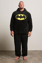 BadRhino Big & Tall Black Batman Fleece Lounge Set | BadRhino 1