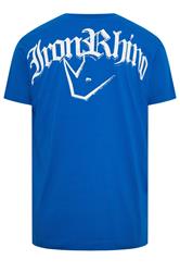 IronRhino Big & Tall Cobalt Blue Old English Logo T-Shirt | BadRhino 8