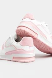Pink Chunky Trainers In Extra Wide EEE Fit | Yours Clothing 4
