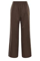 LTS Tall Women's Chocolate Brown Piped Wide Leg Trousers | Long Tall Sally 5