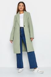 LTS Tall Women's Sage Green Midi Formal Coat | Long Tall Sally 1