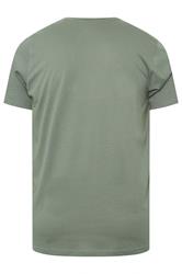 BadRhino Big & Tall Green/Blue/Purple/Cream/Navy Blue 5 Pack Extra Long T-Shirts | BadRhino 8