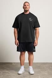 IronRhino Big & Tall Black Old English Logo T-Shirt | BadRhino 5