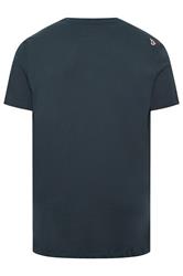 D555 Big & Tall Navy Blue Motorbike Graphic T-Shirt | BadRhino 4