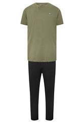 BadRhino Big & Tall Olive Green Lounge Trouser & T-Shirt Set