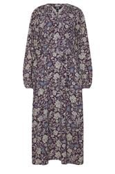 LTS Tall Purple Floral Midaxi Dress | Long Tall Sally 1