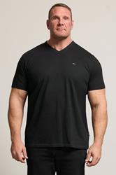 BadRhino Big & Tall Black/Red/Green/Blue/Navy Blue 5 Pack V-Neck T-Shirts | BadRhino 2