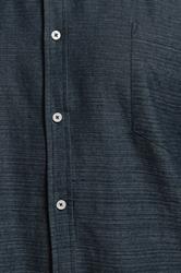 BadRhino Big & Tall Navy Blue Cotton Slub Shirt | BadRhino 4