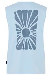 BadRhino Big & Tall Light Blue Sun Graphic Vest Top | BadRhino 9
