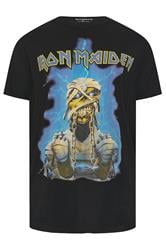 BadRhino Big & Tall Black & Blue Iron Maiden Graphic T-Shirt