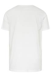 BadRhino Big & Tall White Relaxed T-Shirt | BadRhino 2