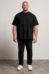 BadRhino Big & Tall Black Relaxed T-Shirt | BadRhino 2