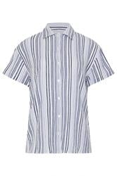 LTS Tall Women's Blue & White Stripe Shirt | Long Tall Sally 2