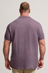BadRhino Big & Tall Purple Polo Shirt | BadRhino 3