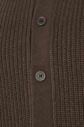 BadRhino Big & Tall Brown Long Sleeve Knitted Shirt | BadRhino 7